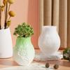 Niedliche Blumentopf-Form DIY Bastelartikel Stifthalter Form Lustige Harz-Tropfform Wohnzimmer Zuhause