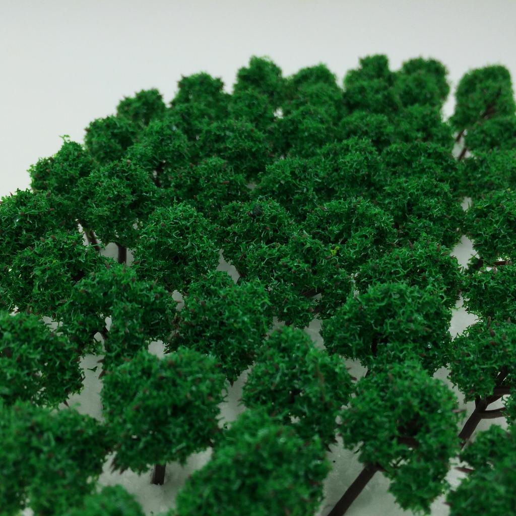 DauStage Forest for N Gauge and Architectural Available In 50 or 100 Colors 100 Trees, 3cm, Dioramas, Railways, Models, (13, Green, Pieces)
