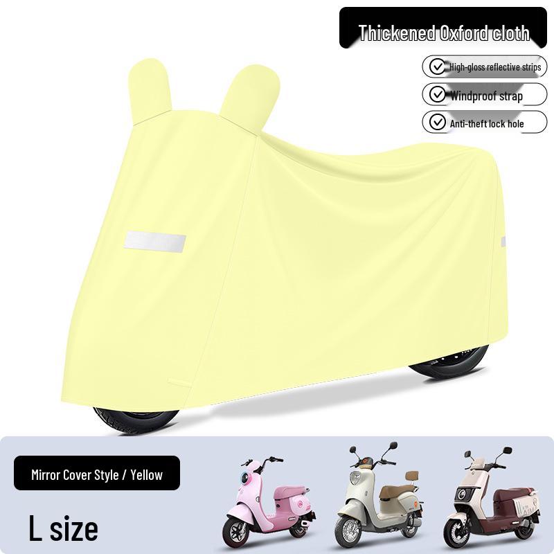 Thickened Sun & Rain Protection Cover for Electric Vehicles and Motorcycles
