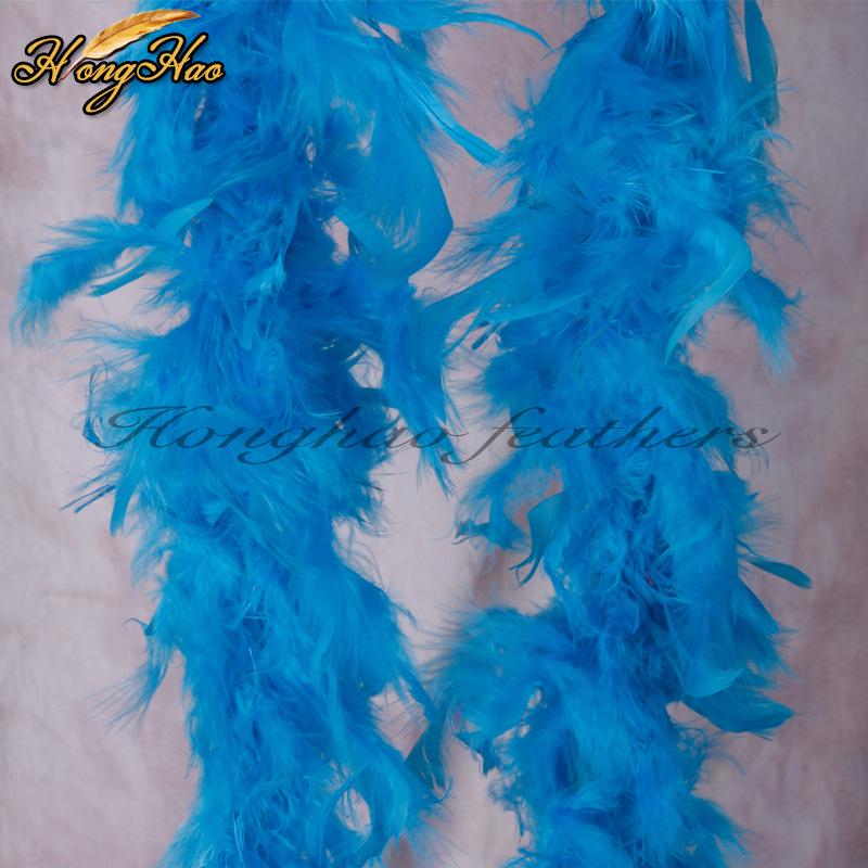 Großer Truthahnfeder-Streifenschal für Bühnen- und Hochzeitsdekoration