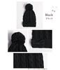 Arisana Kids Cable Knit Hat for Girls with Ribbons for Warmth One (JP, Alphabet, Size, Black)
