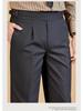 Neapolitan Non-Iron Easy Care Pleated Adjustable High Waist Suit Pants for Men