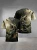 Children's Clothing Boys Girls 3D Printed Dinosaur T-Shirt Summer Short Sleeve Boy Clothes Casual Children Top Kids Clothing
