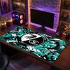 SC Freiburg FC Theme Pattern Mouse Pad, Soccer Logo Design XXL Gaming Desk Mat Non-Slip Computer Mouse Pad
