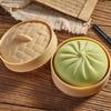 Fake Steamed Bun Toy Realistic Prop Soft TPR Stress Relief Squeeze Ball for Prank Anxiety Relief Fidget Toy