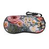 Vintage Poppy Glasses Case Pocket Sunglasses Pouch For Men Women Classic Eyewear Accessory Print Eyeglass Protector