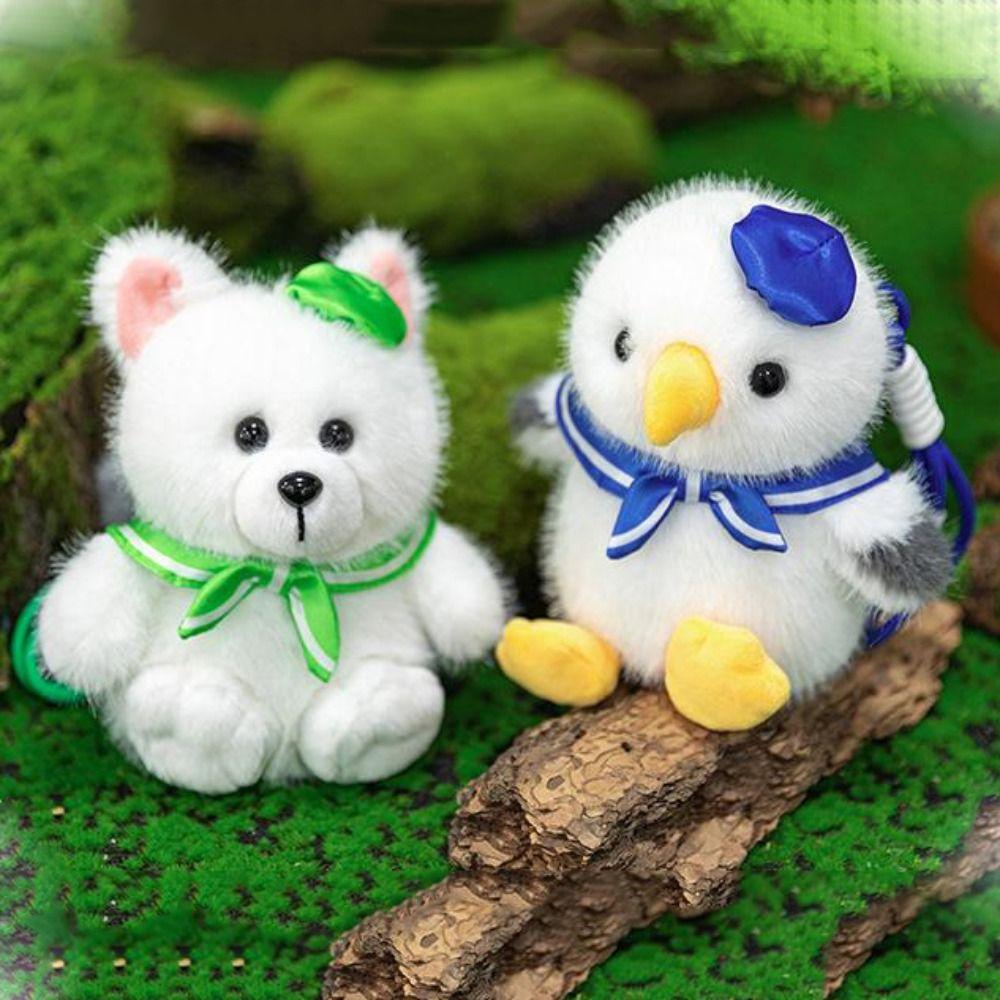 Handmade Seagull Doll Stuffed Toys Interactive Cartoon Seagull Stuffed Doll  Birthday Parties