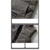 New Vest Jacket Men's Autumn Winter Warm Sleeveless Coat Stand Collar Padded Waistcoat Corduroy Work Wear Male Clothes 5XL