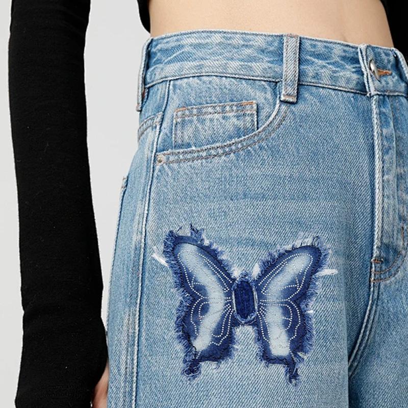 1PC Costurar para Roupas Patches de Jeans Patch de Bordado Grande Sapatos Esportivos Forma de Urso DIY Estrela de Cinco Pontas Gravata Borboleta