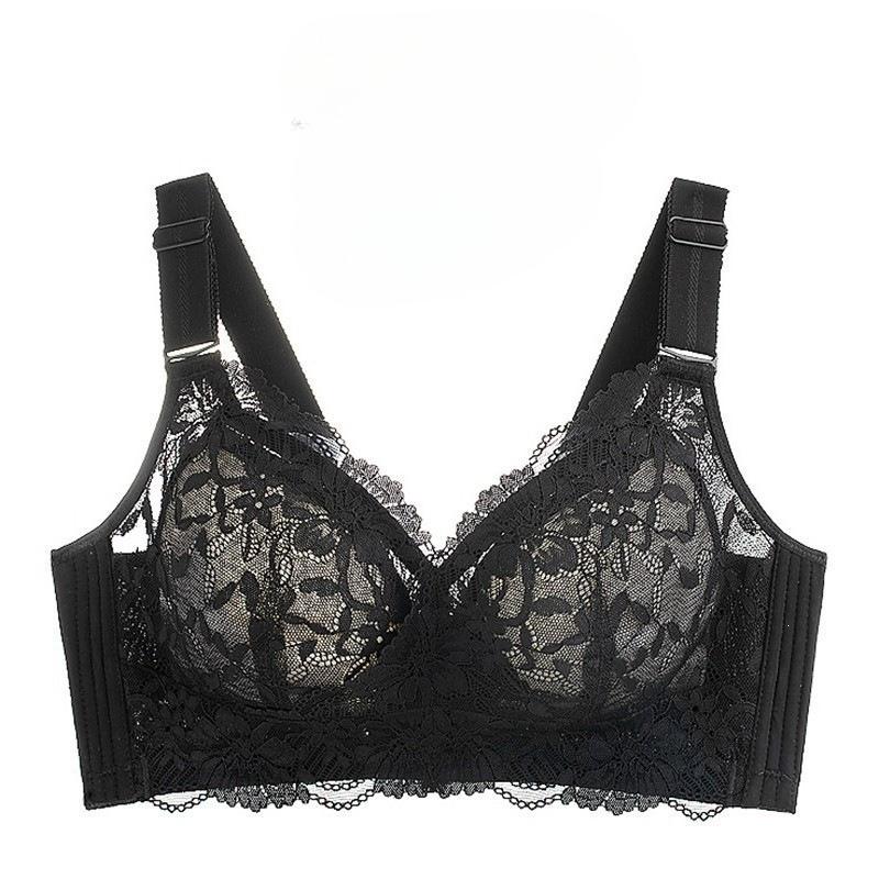 Full‑Coverage Minimizer Bra Anti‑Sag Side‑Fat Collection Lingerie for Large Bust Women