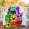 1pc SPRUNKI5 Theme Blanket - Digital Print, Polyester, Cozy for All Seasons, Perfect for Outdoor, Camping, and Travel