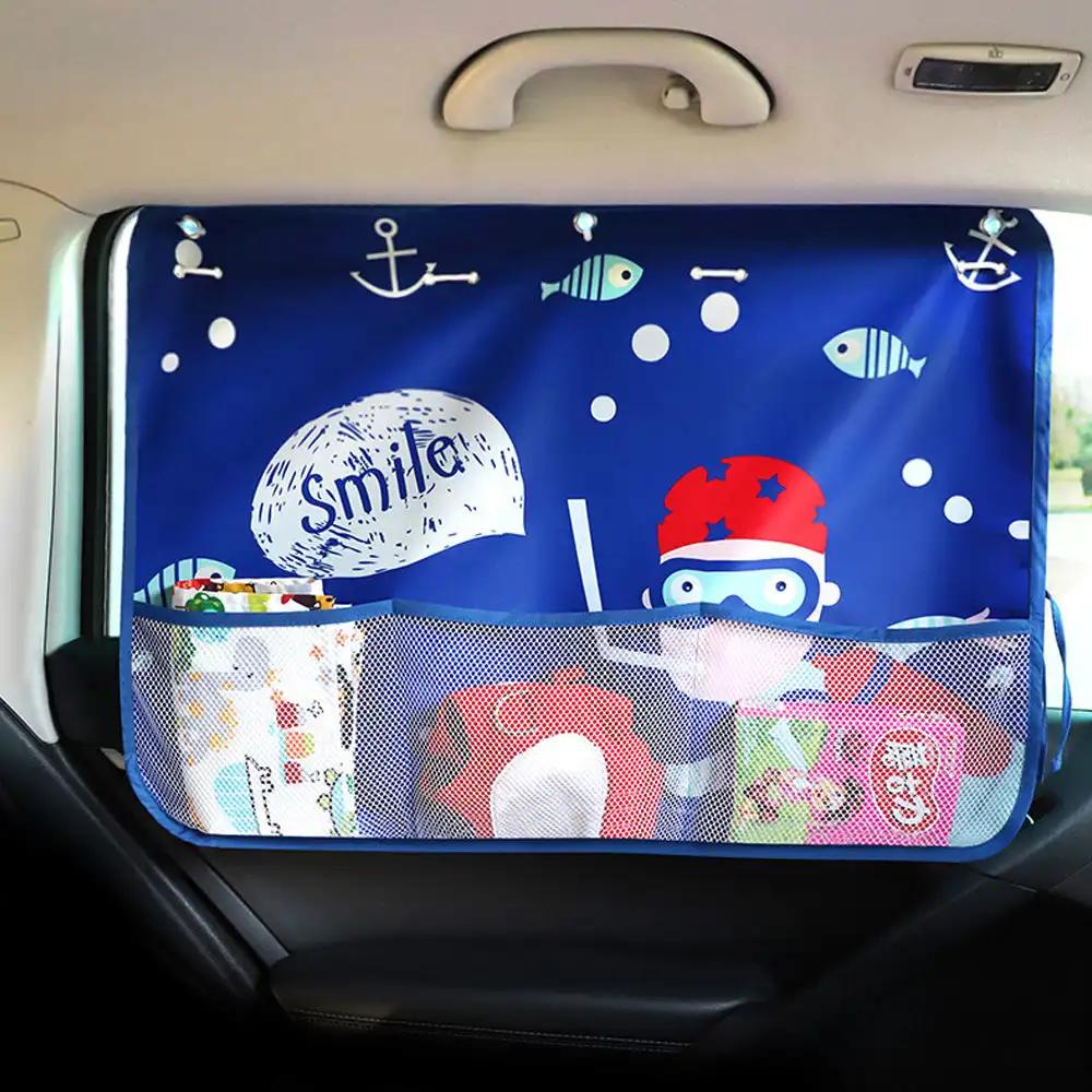 Car Cartoon Cute  Side Window Sunshades Windshield Sunshade Rear Side Auto Window Sunshade Cover for Children