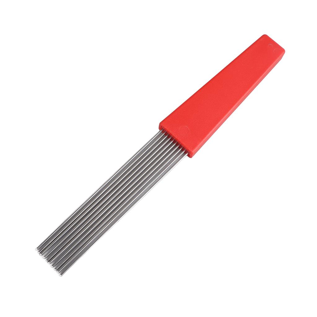 Guiro Skrobak Szczotka Stal Nierdzewna Wielofunkcyjny Instrument Perkusyjny Ręczny Skrobak na Imprezę