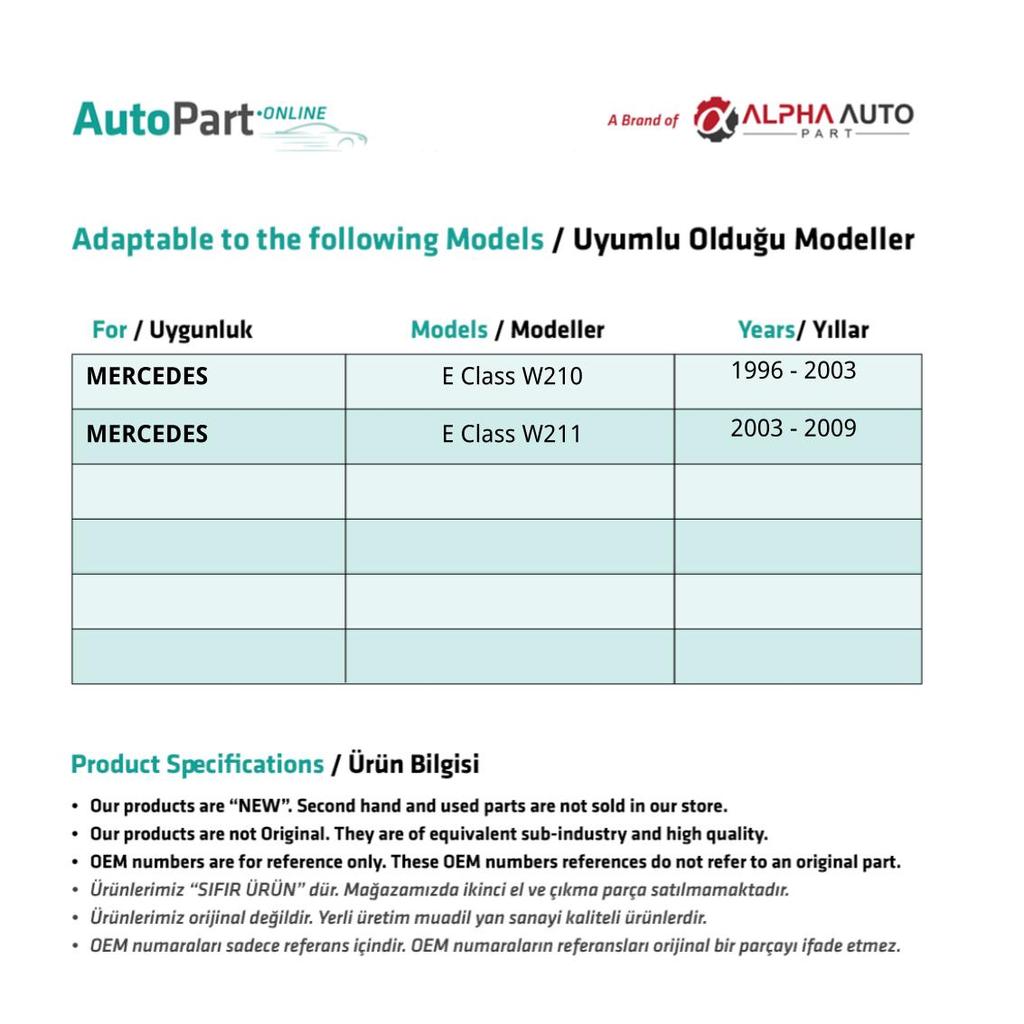 Sun Visor Shade Mirror Cover Cap Gray For Mercedes E Class W210 W211