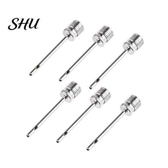 Rugby Pump Pin 1 Set Needle Easy to Pierce Polished Unbreakable Ball Inflation Stainless Steel Basketball Football Air Sports