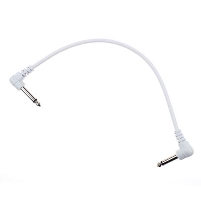 6 Farben Elektrische Gitarre Effekt Patchkabel Draht Audioverbindungskabel Schnur 1/4 Zoll TS Stecker 30cm
