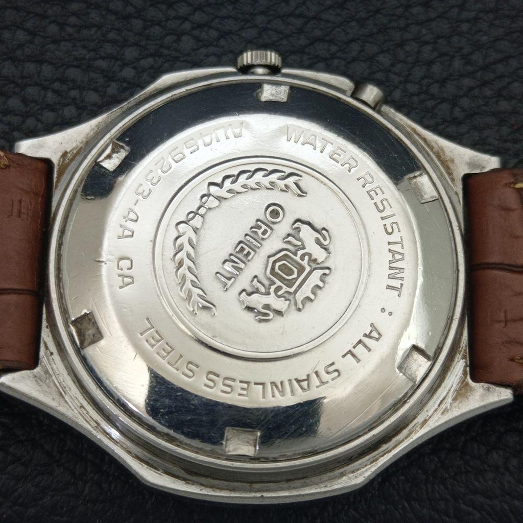 JAPAN VINTAGE ORIENT CRYSTAL 46941 AUTOMATIC MENS ORIGINAL DIAL WATCH a706956-1