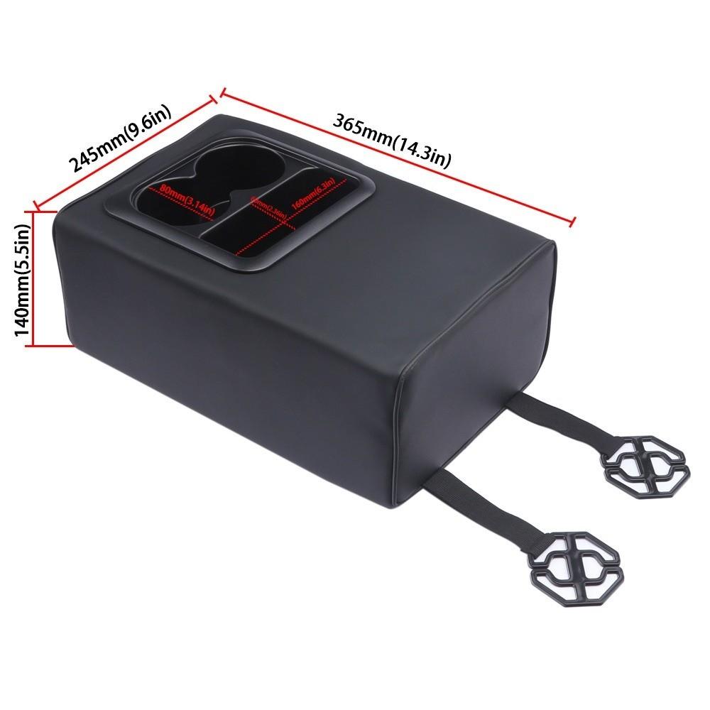 Height Increasing Rear Seat Armrest Console Multifunctional Backseat Console  Auto Interior