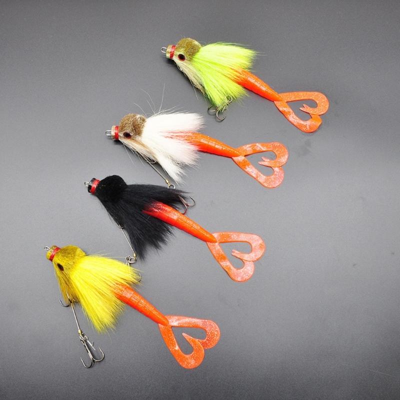 All Weather Soft Lures Baits For Catches And Release Fishing Realistic Appearance With Quality Furry Resin Construction