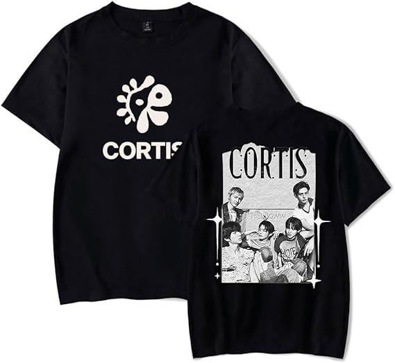 

Футболка с коротким рукавом унисекс CORTIS Team Fan Support Merch с графическим принтом в стиле K-Pop для мужчин и женщин, фанатов K-Pop 3XL