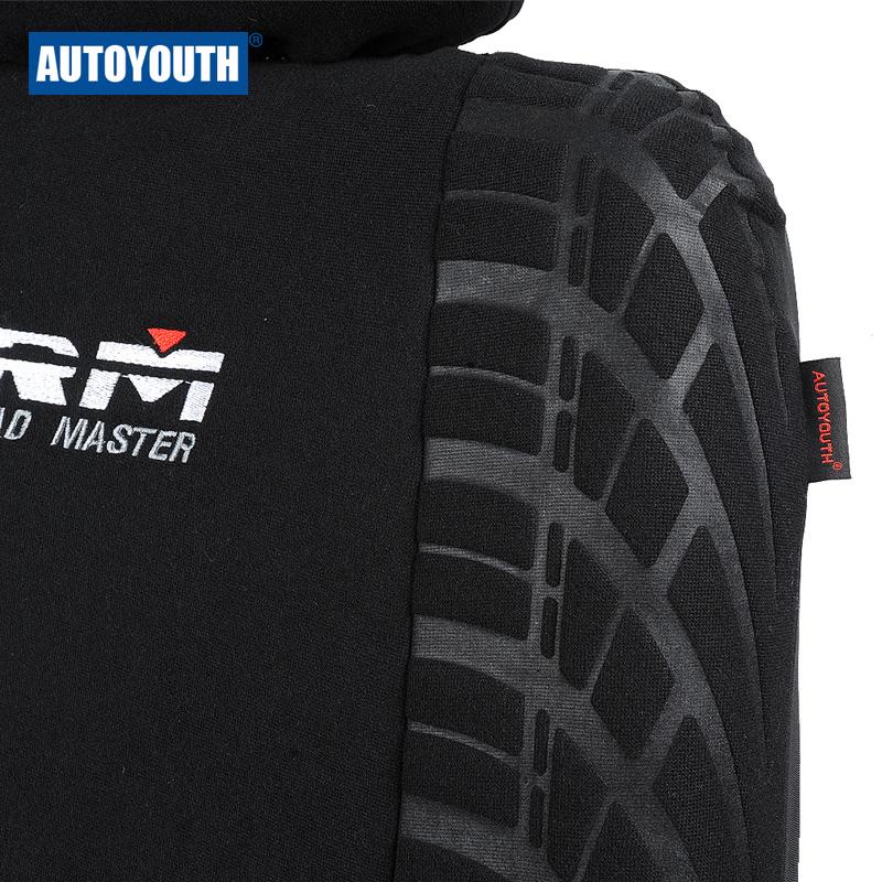 AUTOYOUTH 100% Looped Fabric Car Seat Covers Universal Fit Most Cars SUV Vehicles