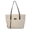 Casual large-capacity bag women's autumn new versatile commuter class shoulder bag simple tote bag