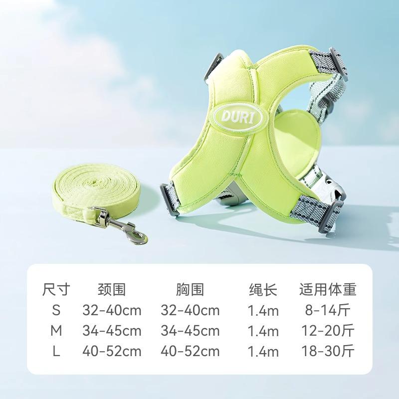 

Собачий поводок жилетного типа для средних и маленьких собак, тедди, корги, бигбер, регулируемая собачья цепь, поводок для выгула собаки, нагрудный ремень S [recommended 8-7kg] лимонно-желтый