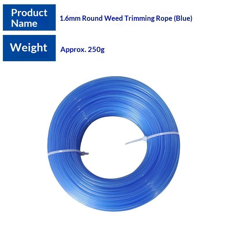 Applicable Lawn Mower Mowing Rope Round 1.6 Blue/green/orange Round 100m Lawn Rope