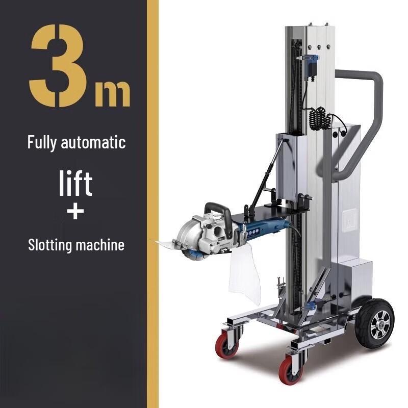 Kedehe Automatic Grooving Machine with 3-Meter Vertical Frame CN plug (adapter included)