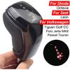 LHD Automatic LED Electronic Shift Knob Black with Holes for Volk-s-wagen Golf 7 Passat B8 Tiguan MK2 Jetta MK5 MK6 Seat (Red-with Holes)