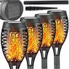 Solar Torch Lamp Solar Lights For Garden Garden LED 4 Pieces