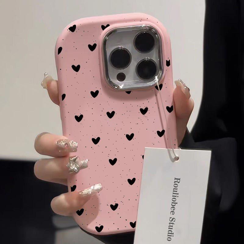 Hoesje Voor Samsung Galaxy S25 S24 S23 Ultra Plus S20 FE A16 A56 A36 A54 A35 A15 A52 A05 A05S A23 A24 A25 Cover Liefde Hart Plating