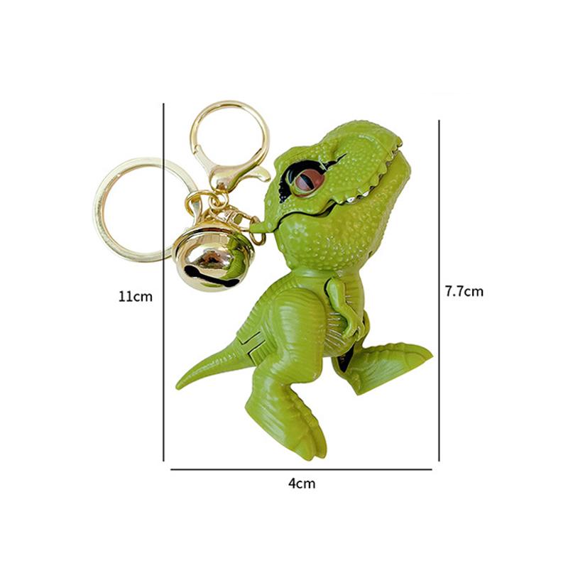 Tyrannosaurus Rex Bite Hand Toy Key Chain Creative Dinosaur Pendant Couple Bag Pendant Keyrings
