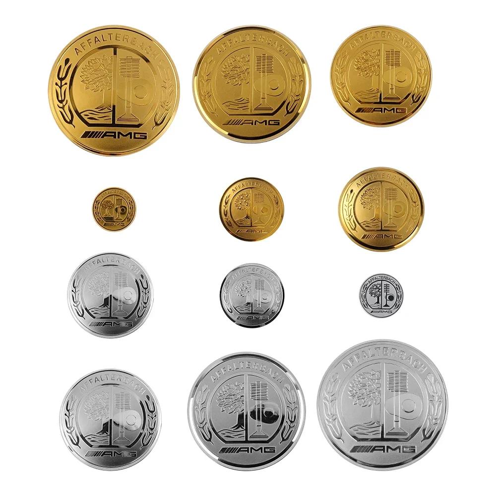 Für Mercedes Benz Auto Startknopf Dekoration Aufkleber Lenkrad Logo Aufkleber Für Mercedes Benz AFFALTERBACH AMG Logo Auto In