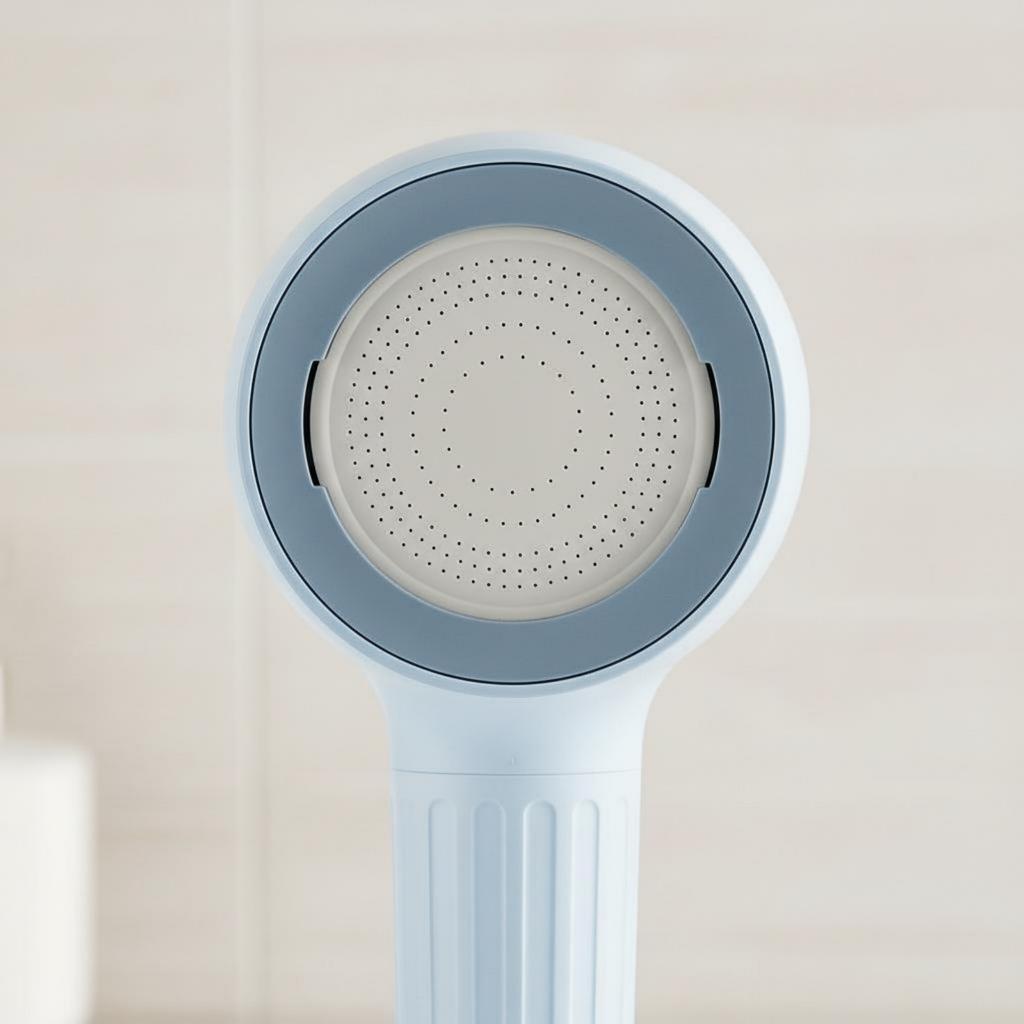 Handheld Shower Head Pulsating Massage Detachable Shower Spray Head Bathroom Fixture Easy To Clean Water Saving