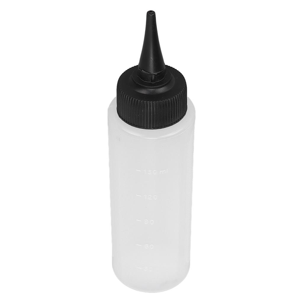 3pcs Hair Color Shampoo Applicator Bottle Refillable Hair Salon Squeeze Bottle with Cover