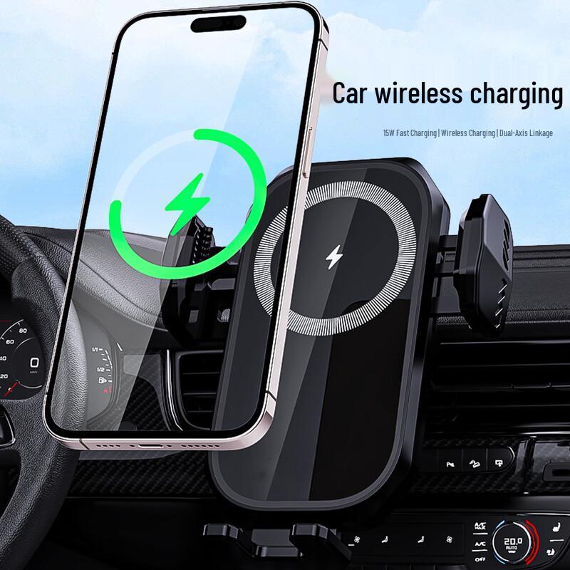Auto Travel Wireless Car Charger Phone Mount
