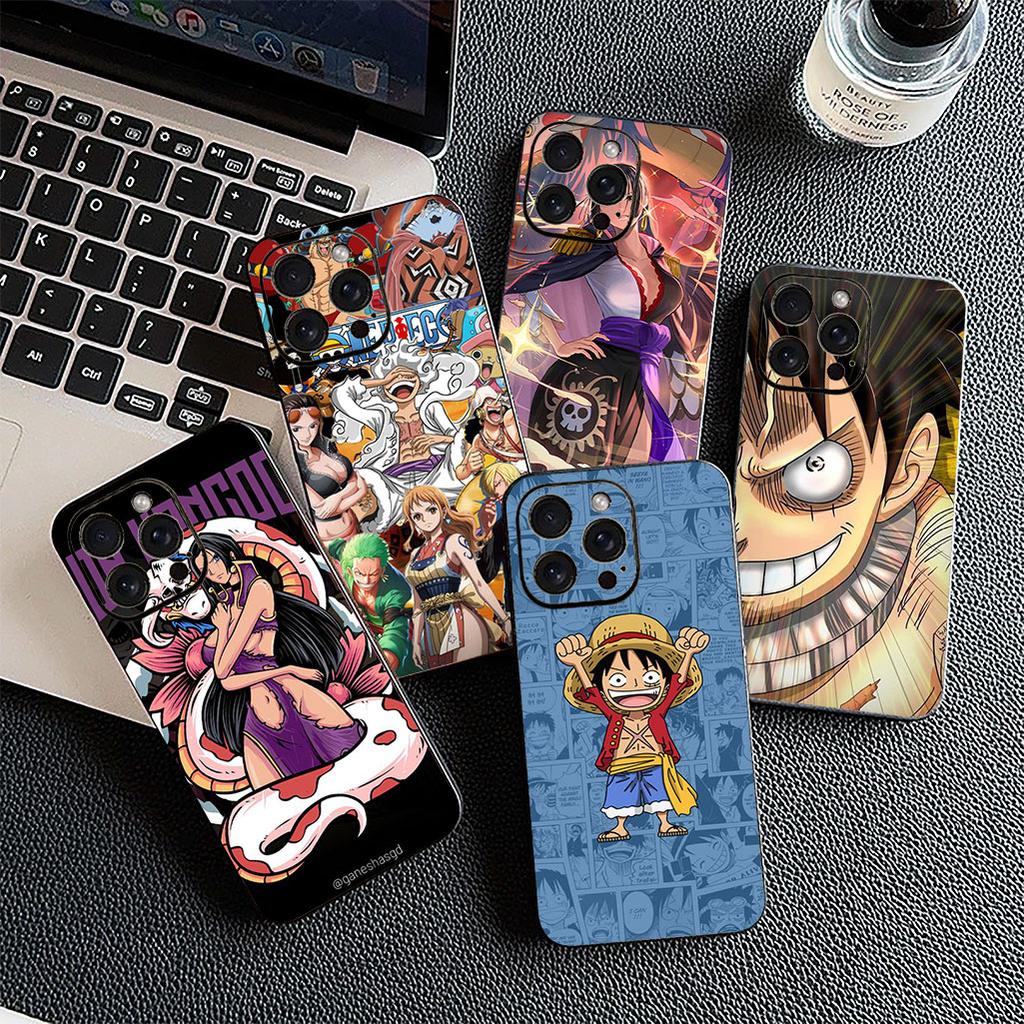 Cover for Apple iPhone 17 16 Plus 13 12 Pro Max Mini X XR Xs ProMax 16E 15+ 17+ Air Phone Case Zoro One Pieces Luffy Boa Hancock
