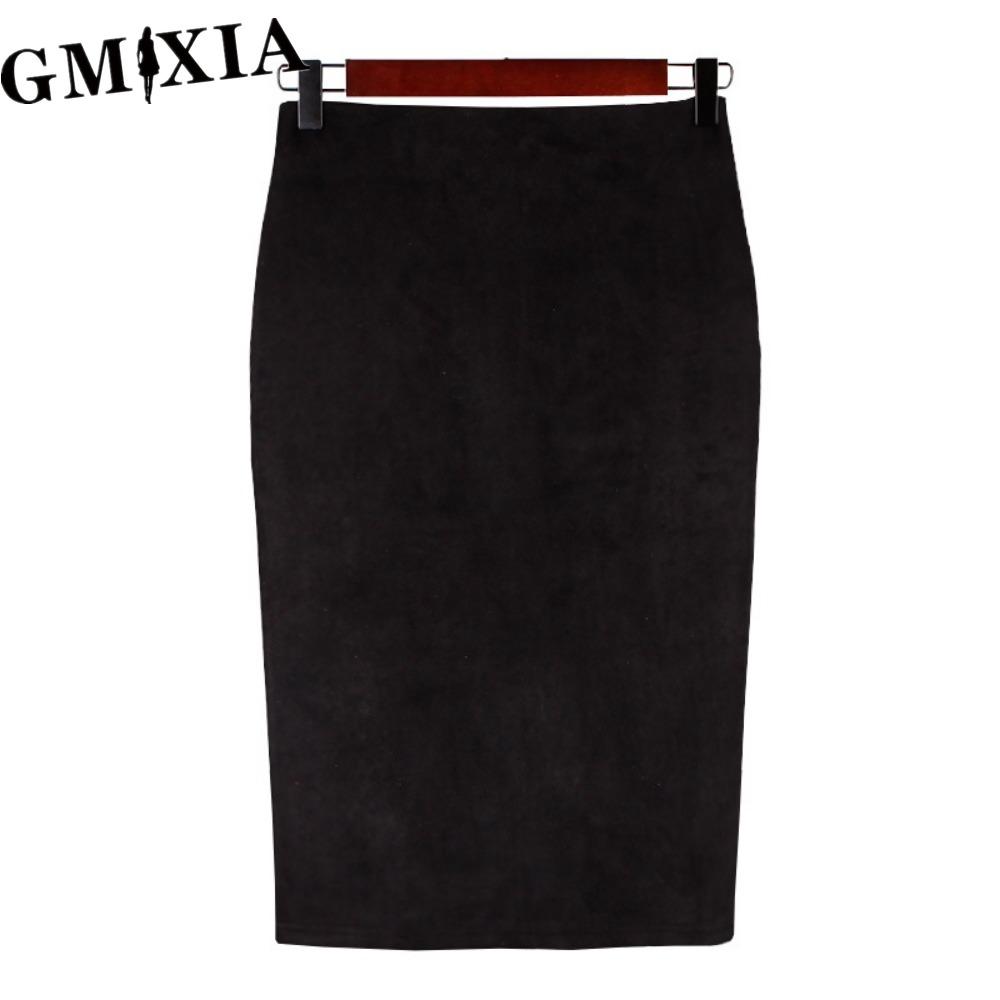 

GMXIA Жіночі Модні Повсякденні Однотонні Спідниці з Принтом Літо Весна L чорний