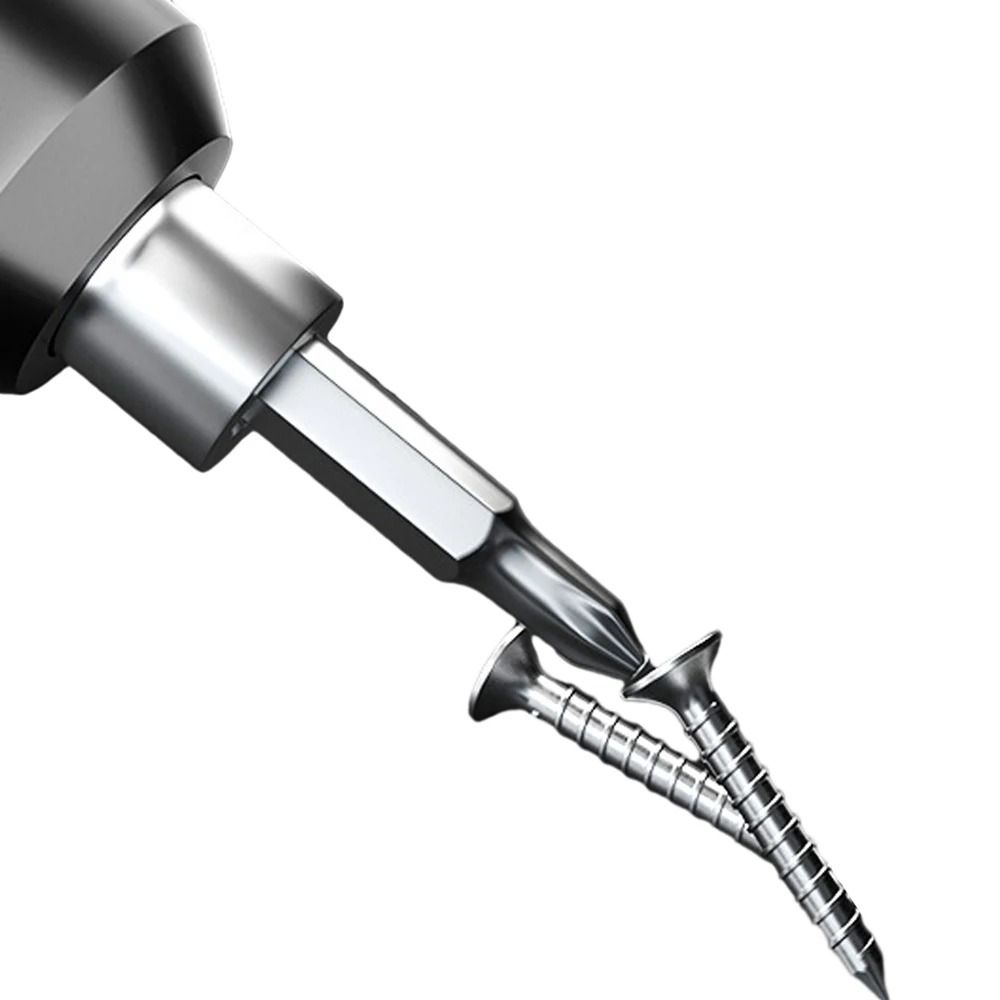 15Pcs Handheld Electric Screw Driver with 13Pcs Bit Hand Drill Power Tool  Home