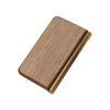 Walnut Flip Handle No-drill Invisible Drawer Handle Modern Minimalist Wardrobe Cabinet Concealed Door Kitchen Cabinet Handle