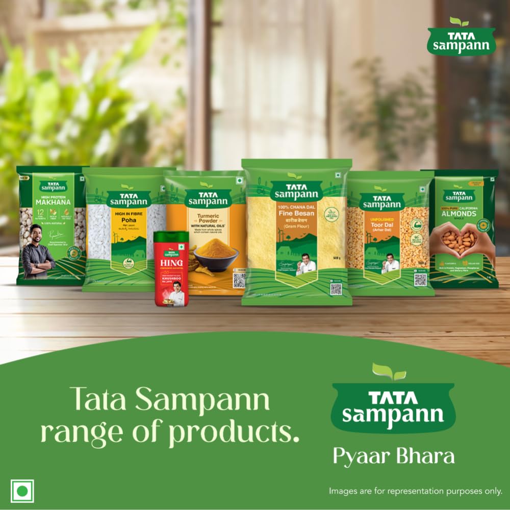 Tata Sampann 100% Chana Dal Fine Besan Gram Flour 1 Kg Pack Premium Quality Indian Cooking
