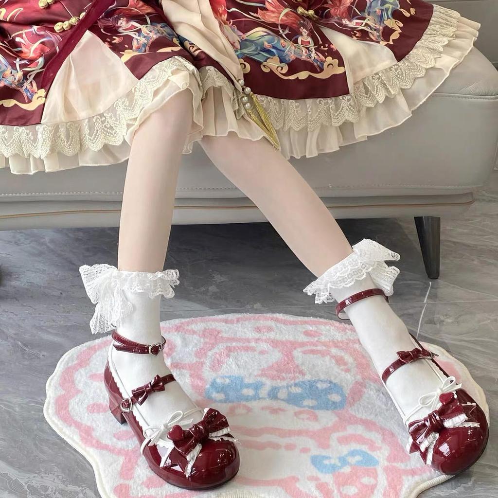 Merulu Cute Lolita Mary Jane Low-Heel Shoes