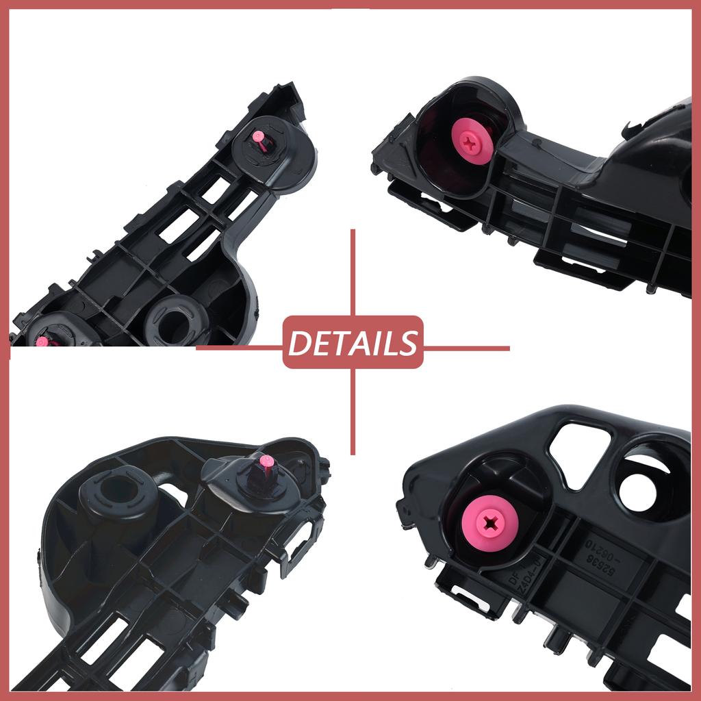 52536-06210 52535-06210 Pair Front Left Right Bumper Guide Mount Bracket Grille Retainer For Toyota Camry 2018 2019 2020 2021
