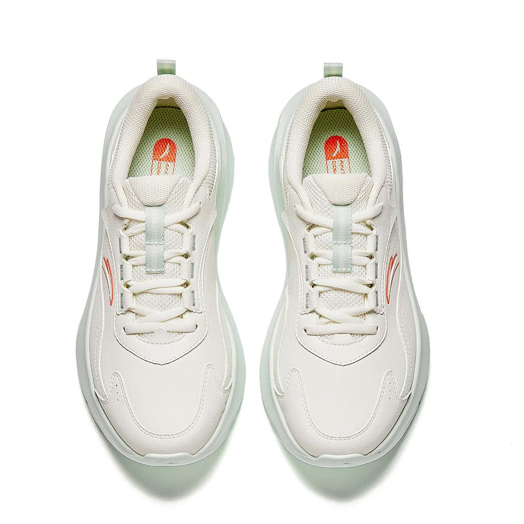 Anta Light Release Series Leather Training Shoes 2025 Winter Kids Sneaker Ivory-White 922547702Q-2