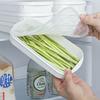 Refrigerator Storage Boxes Scallions Fresh Box Food Container Cold Storage Crisper Sealed Fridge Organiser with Lid Organizer