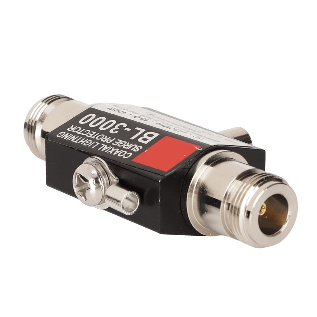 Yinitone BL‑3000 Coaxial Lightning Surge Protector N Female to N Female Lightning Arrester for Communication Equipment