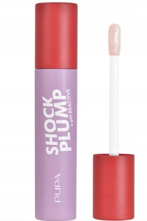 Pupa Milano Błyszczyk do ust Shock Plump, Nie. 001 Czysty Pocałunek 5 5 ml