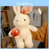 Bunny Plush Mushroom Rabbit Doll White Stuffed Animal Birthday Decoration Gift