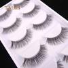 5 Par Naturliga Långa Lösögonfransar Glesa Korsade Ögonfransar Förlängning Smink Scenverktyg
